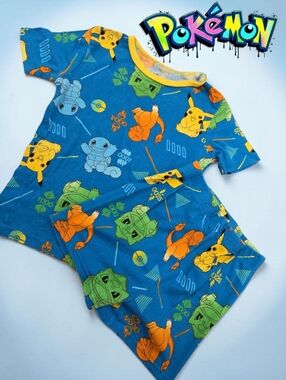 *1330 Pokemon 2pc pajama set Boys size 10